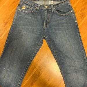 Cinch Men's Dark Blue Straight Jeans